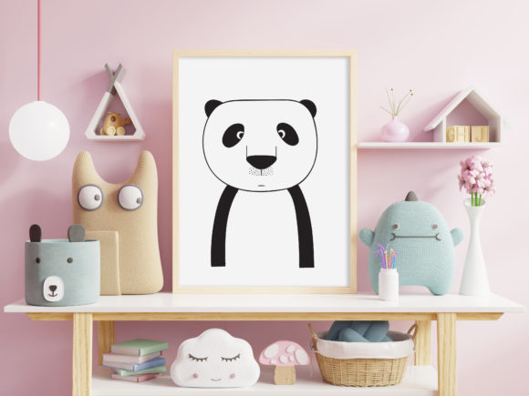 Adorable Panda Art for Modern Design Projects