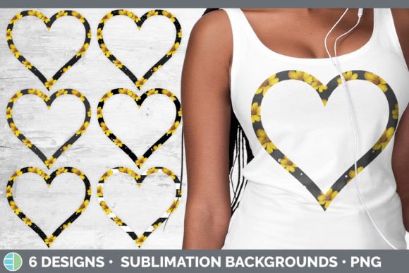 Black Animal Print Heart Frame Clipart: Bold & Versatile