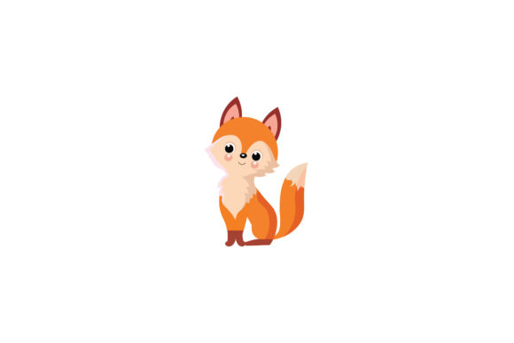 Charming Cute Animal Fox Illustration Vector: A Designer's Delight