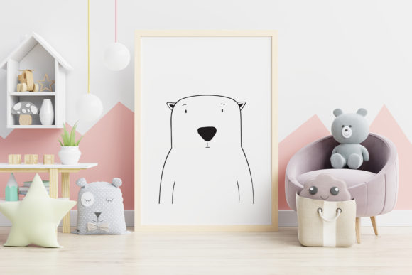 Charming Polar Bear Clip Art: A Designer's Playful Asset