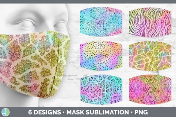 Iridescent Animal Print Mask | Sublimati: Bold Design for Creative Projects