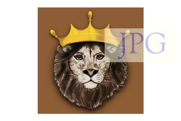 Lion Crown Print Animal King Prince Art: Unleashing Digital Royalty