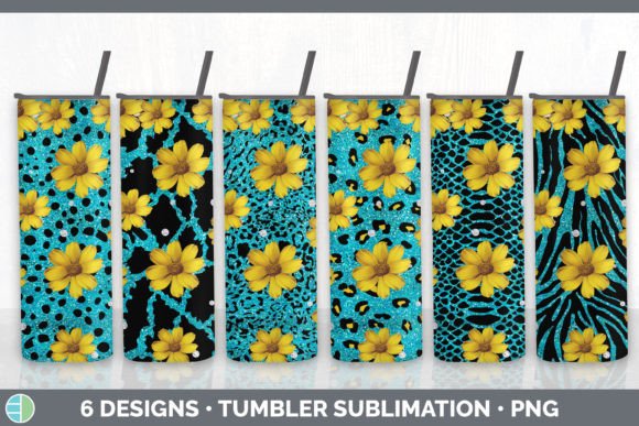 Teal Animal Print Tumbler Sublimation Bu: A Fresh Take on Wild Style