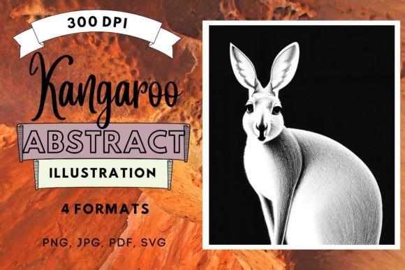The Art of Motion: Using Kangaroo Abstract Illustration in Modern Design