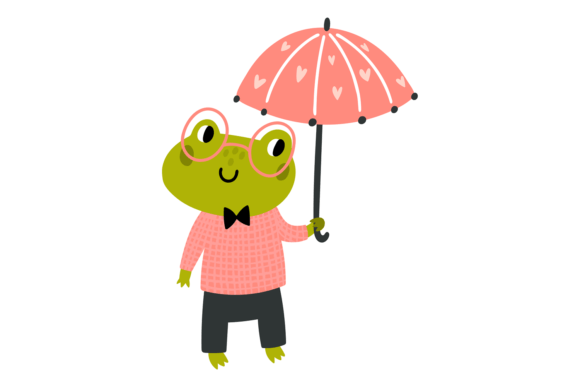 The Whimsical Charm of Cute Frog with Umbrella: A Designer's Guide