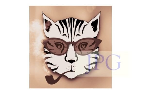 Unleash the Wild: Tiger Face Smoking Printable for Bold Projects